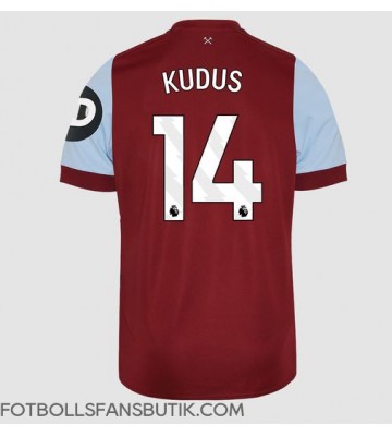 West Ham United Mohammed Kudus #14 Replika Hemmatröja 2023-24 Kortärmad